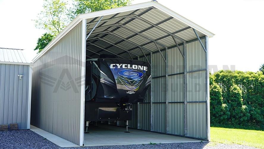 Vertical RV Carport